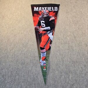 Baker Mayfield Cleveland Browns NFL Pennant 12x29 Wincraft Facsimile Signature
